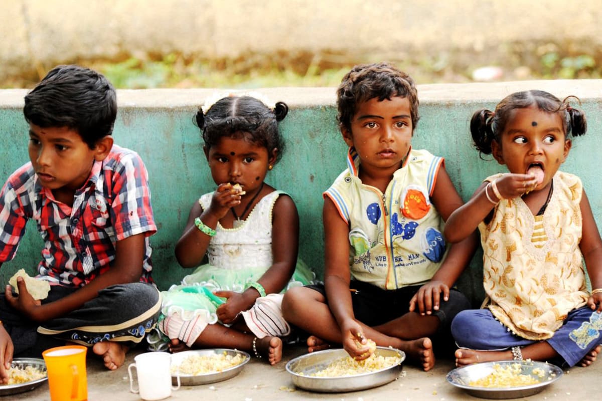 Feeding Programme - Quiet Corner India